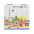 Veidrodėlis su Vilniaus piešiniu